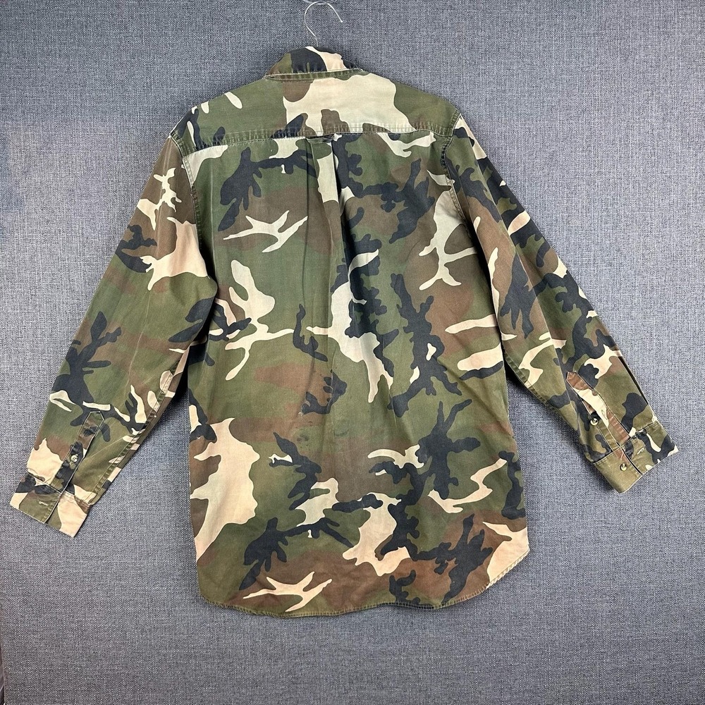 Browning Shirt Mens Large Tall Camouflage Camo Super Naturals Button Up Hunting - Picture 7 of 8
